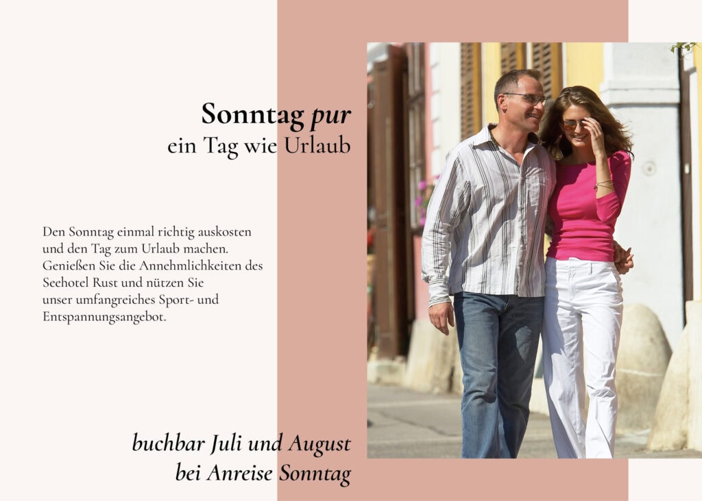 Seehotel Sonntag pur Sommer