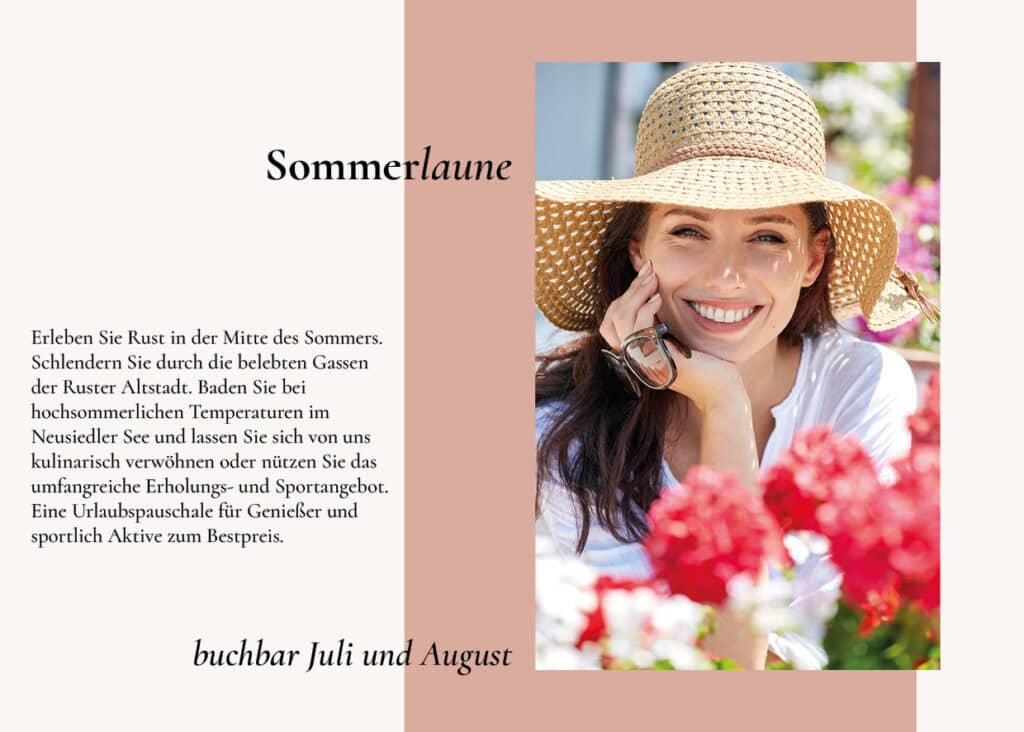 Seehotel Rust Sommerlaune