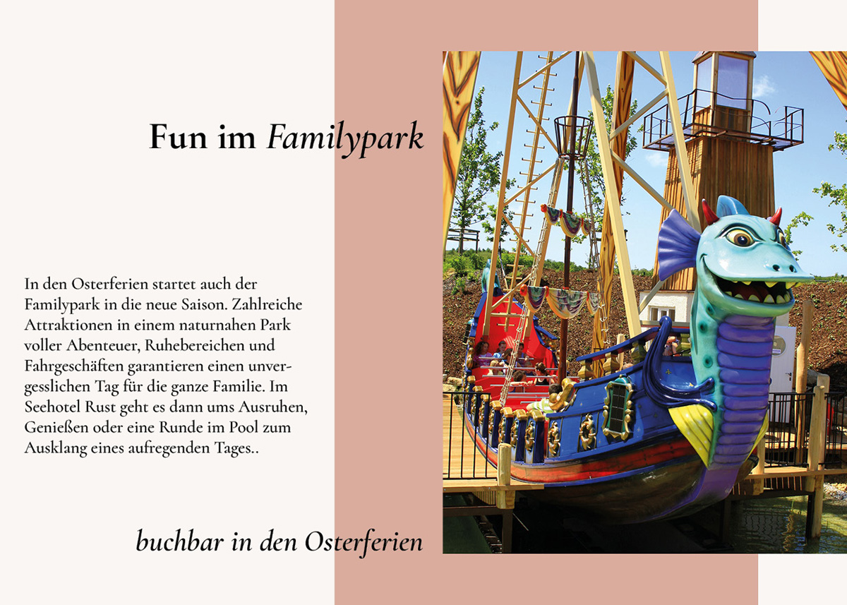 Seehotel Rust Familypark in den Osterferien