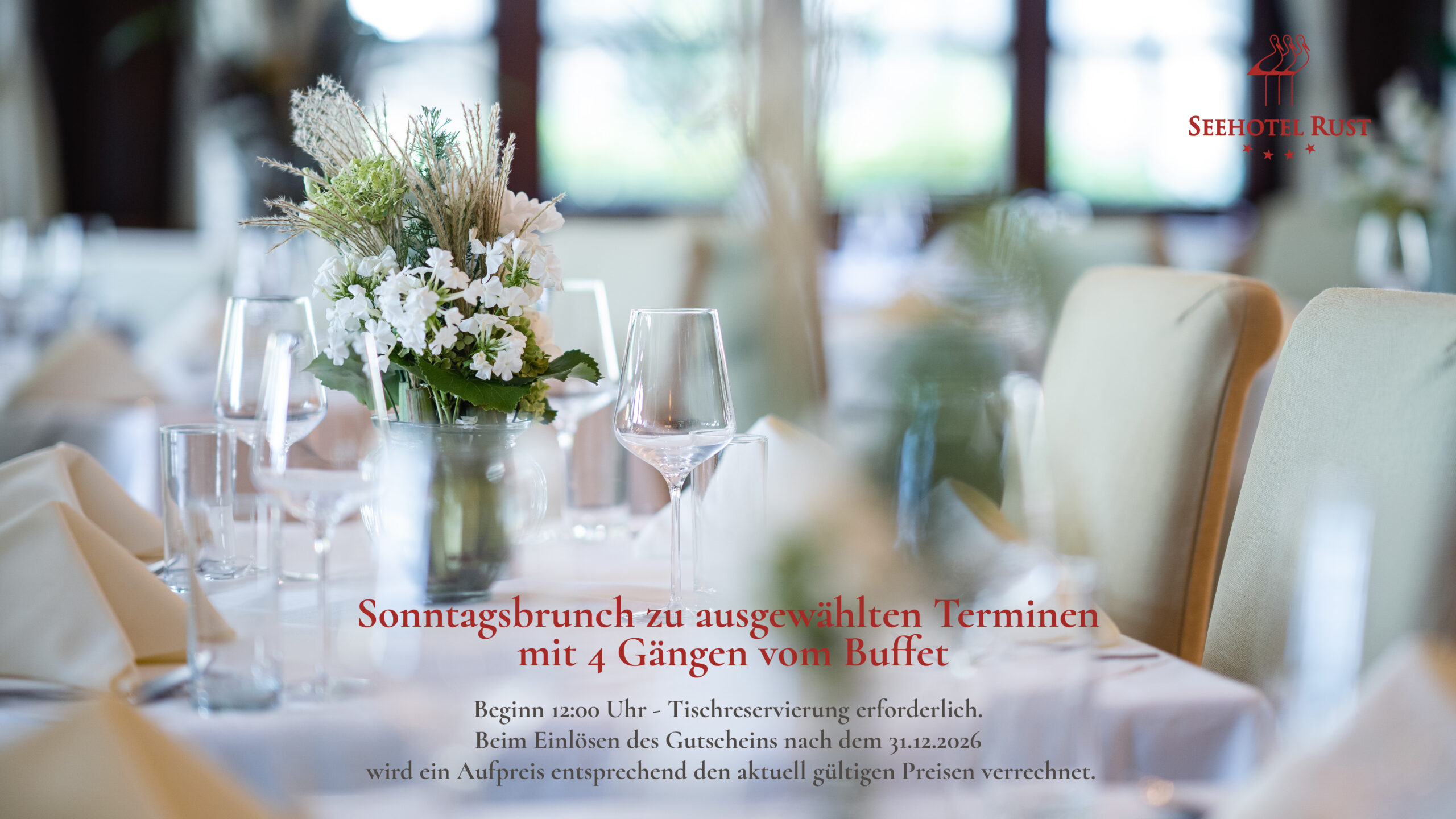Seehotel Rust Brunch Gutschein 2026