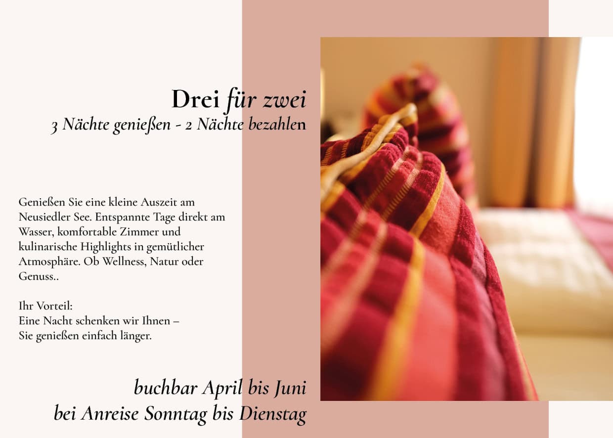 Seehotel Rust Drei für Zwei